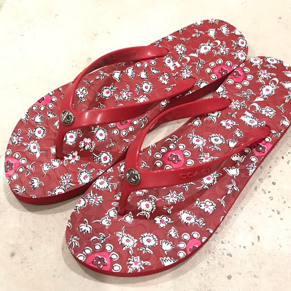 Coach Shoes - Only size 9 left! NIB Coach flip flops